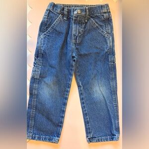 Wrangler Kids Blue Denim 3T Blue Caroenter’s Toddler Boy’s Jeans